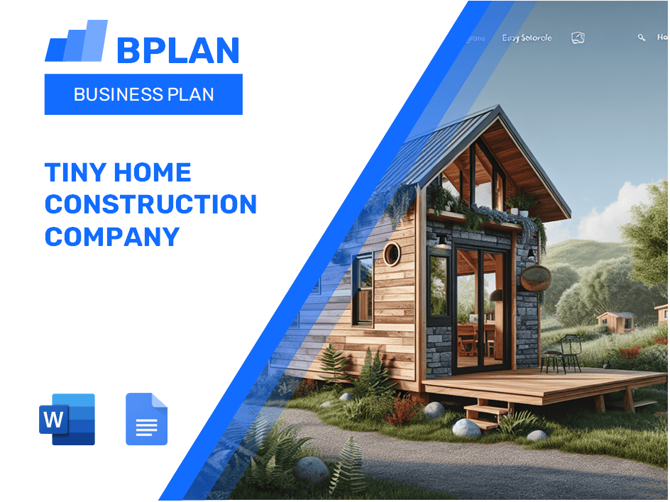 Tiny Home Construction Company Business Plan