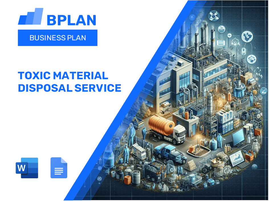 Toxic Material Disposal Service Business Plan