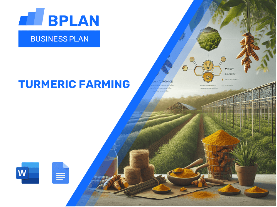 Turmeric Farming Business Plan