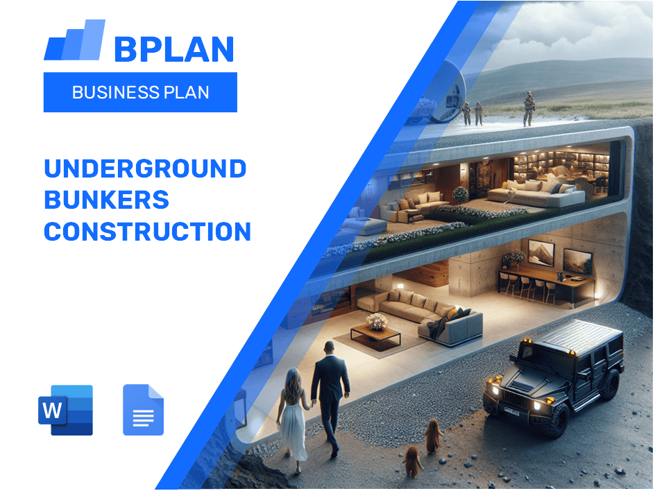 Underground Bunkers Construction Business Plan