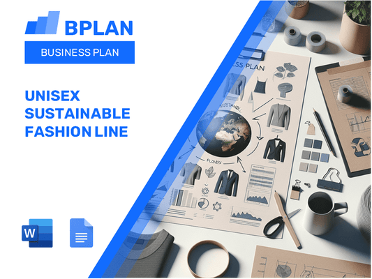 Unisex Sustainable Fashion Line Business Plan