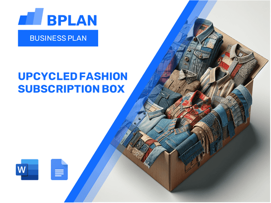 Upcycled Fashion Subscription Box Business Plan