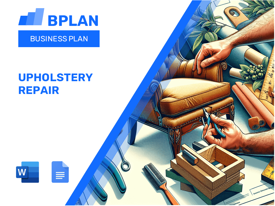 Upholstery Repair Business Plan