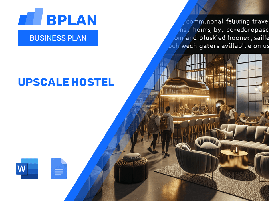 Upscale Hostel Business Plan