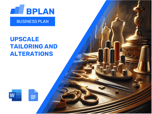 Upscale Tailoring And Alterations Business Plan