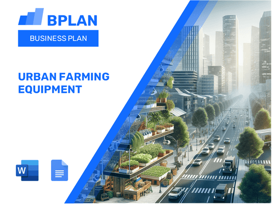 Urban Farming Equipment Business Plan