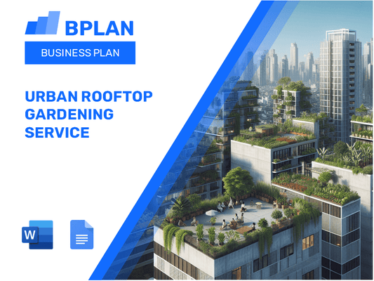 Urban Rooftop Gardening Service Business Plan