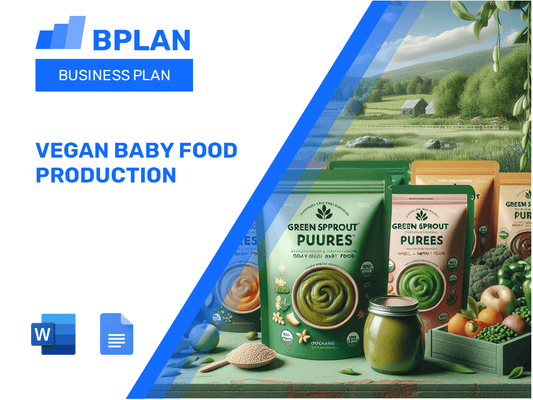 Vegan Baby Food Production Business Plan