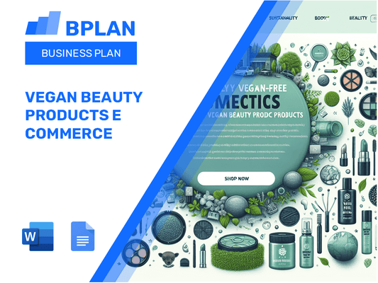 Vegan Beauty Products E Commerce Business Plan