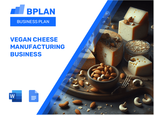 Vegan Cheese Manufacturing Business Plan