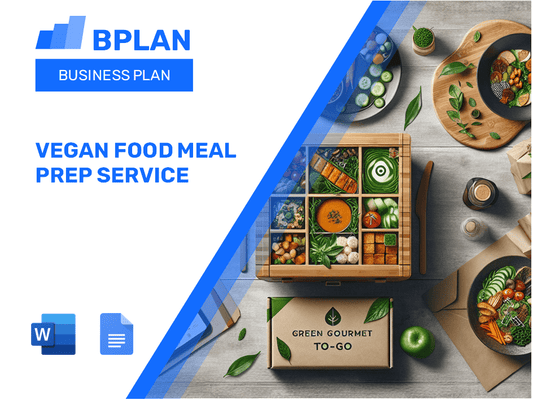 Vegan Food Meal Prep Service Business Plan