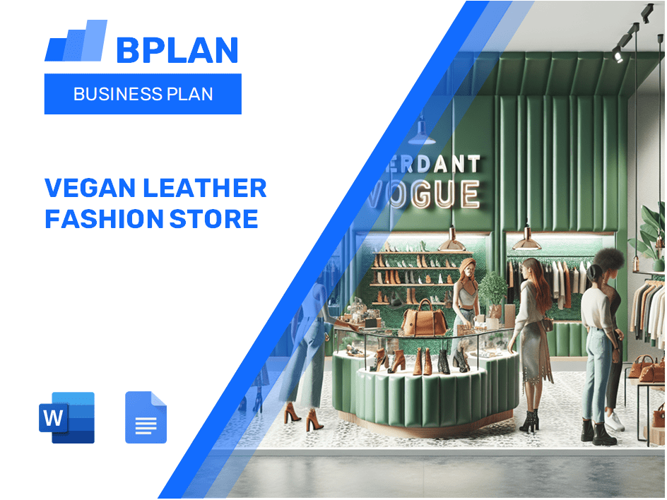 Vegan Leather Fashion Store Business Plan