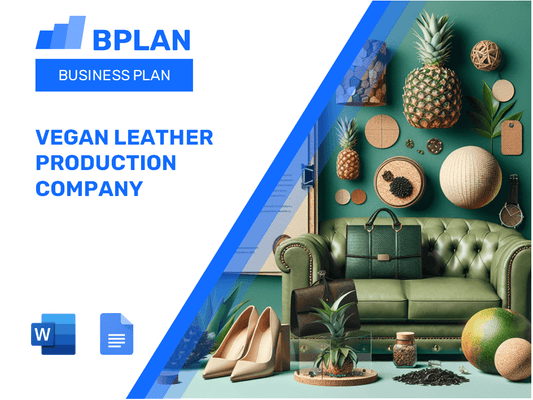 Vegan Leather Production Company Business Plan