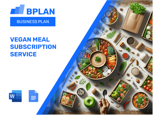 Vegan Meal Subscription Service Business Plan