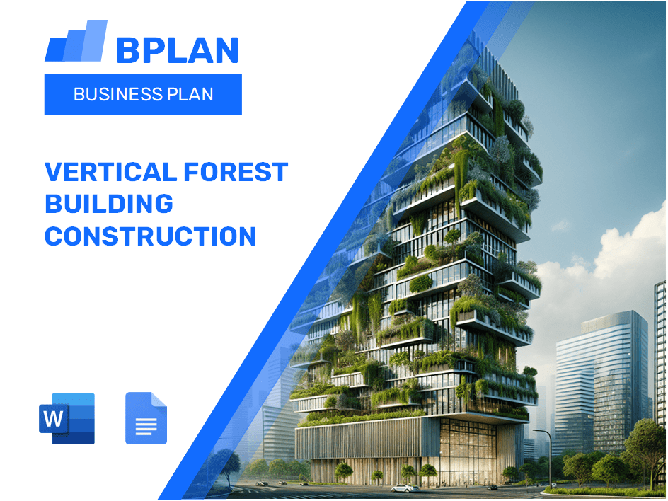 Vertical Forest Building Construction Business Plan