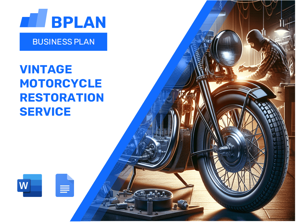 Vintage Motorcycle Restoration Service Business Plan
