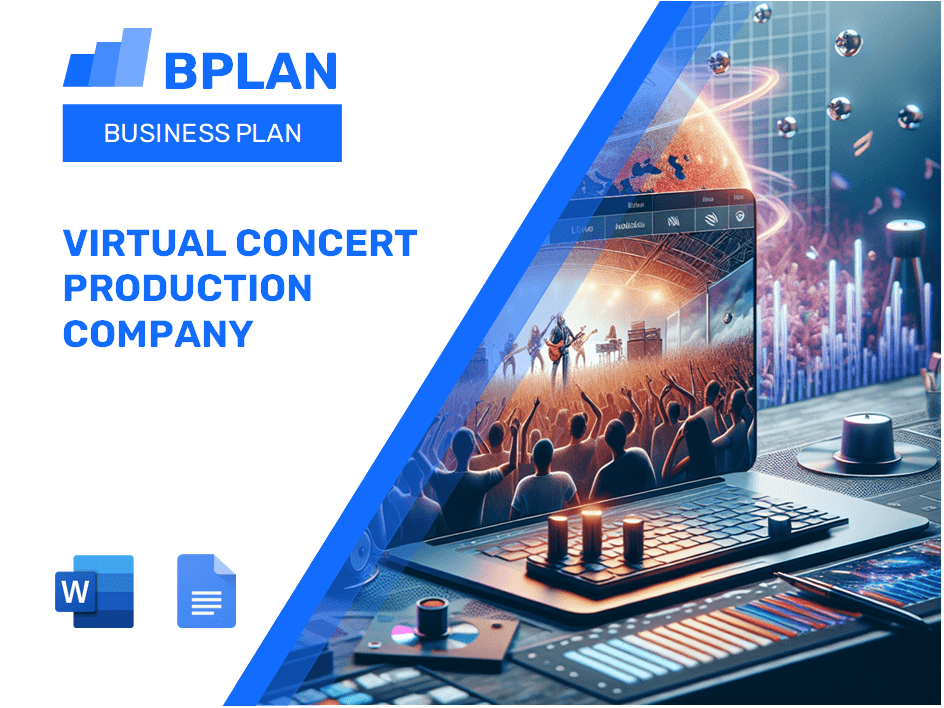 Virtual Concert Production Company Business Plan