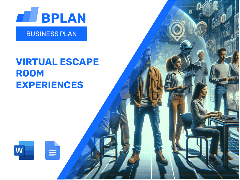 Escape Room Business Plan Template BPlan AI