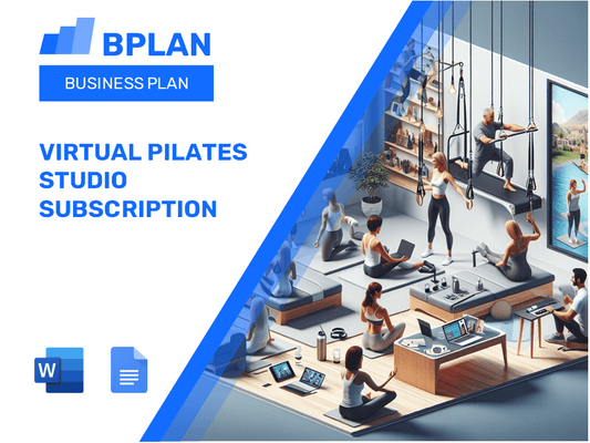 Virtual Pilates Studio Subscription Business Plan