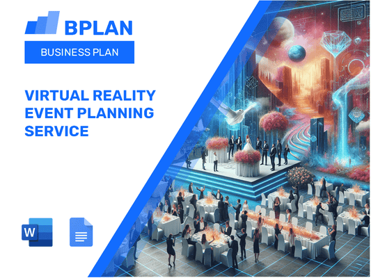 Virtual Reality Event Planning Service Business Plan