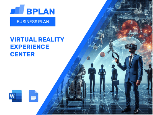 Virtual Reality Experience Center Business Plan