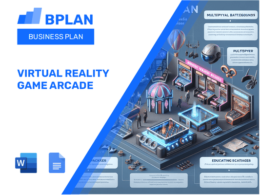 Virtual Reality Game Arcade Business Plan