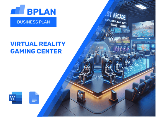 Virtual Reality Gaming Center Business Plan