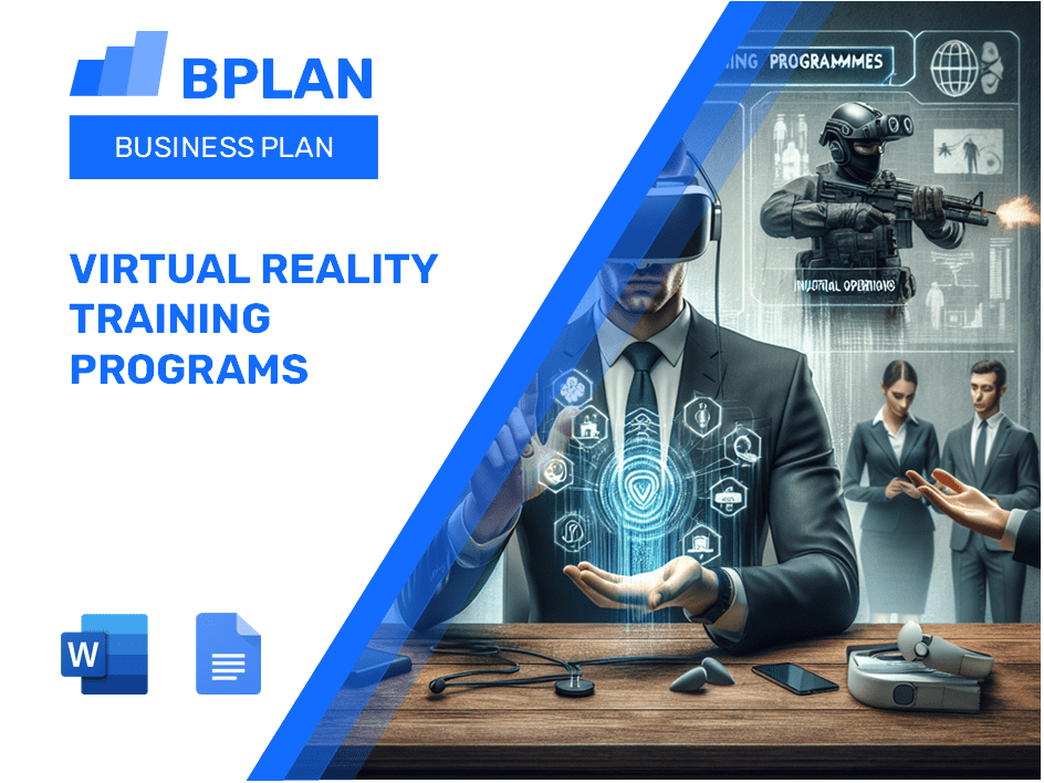 Virtual Reality Training Programs Business Plan