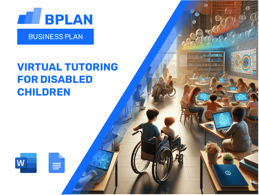 Virtual Tutoring For Disabled Children Business Plan