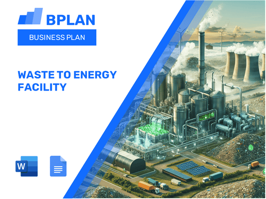 Waste to Energy Facility Business Plan