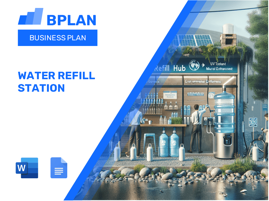 Water Reill Station Business Plan Template - BPlan AI