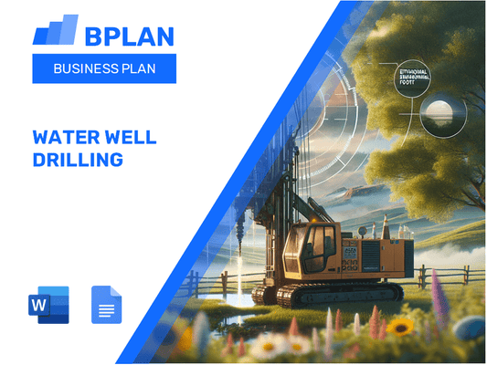 Water Well Drilling Business Plan