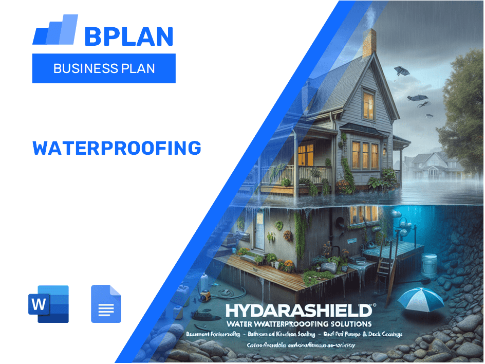 Waterproofing Business Plan