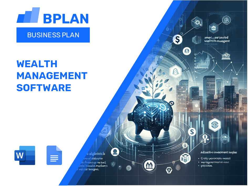 Wealth Management Software Business Plan