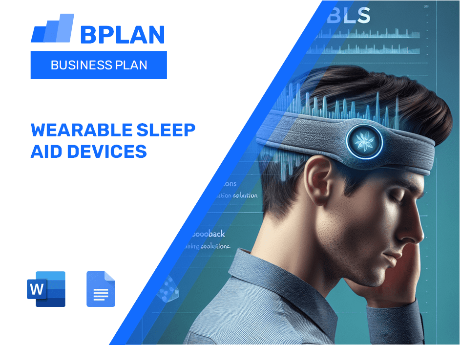 Wearable Sleep Aid Devices Business Plan