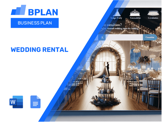 Wedding Rental Business Plan