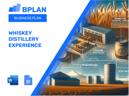 Whiskey Distillery Experience Business Plan