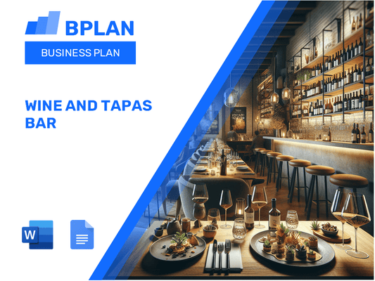 Wine And Tapas Bar Business Plan