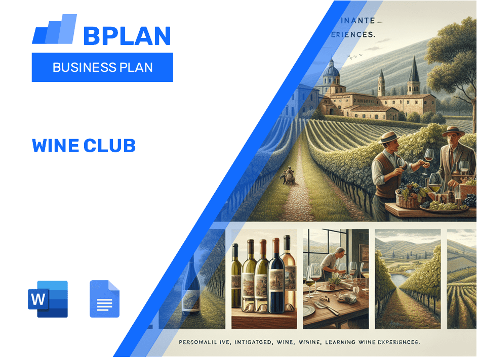 Wine Club Business Plan