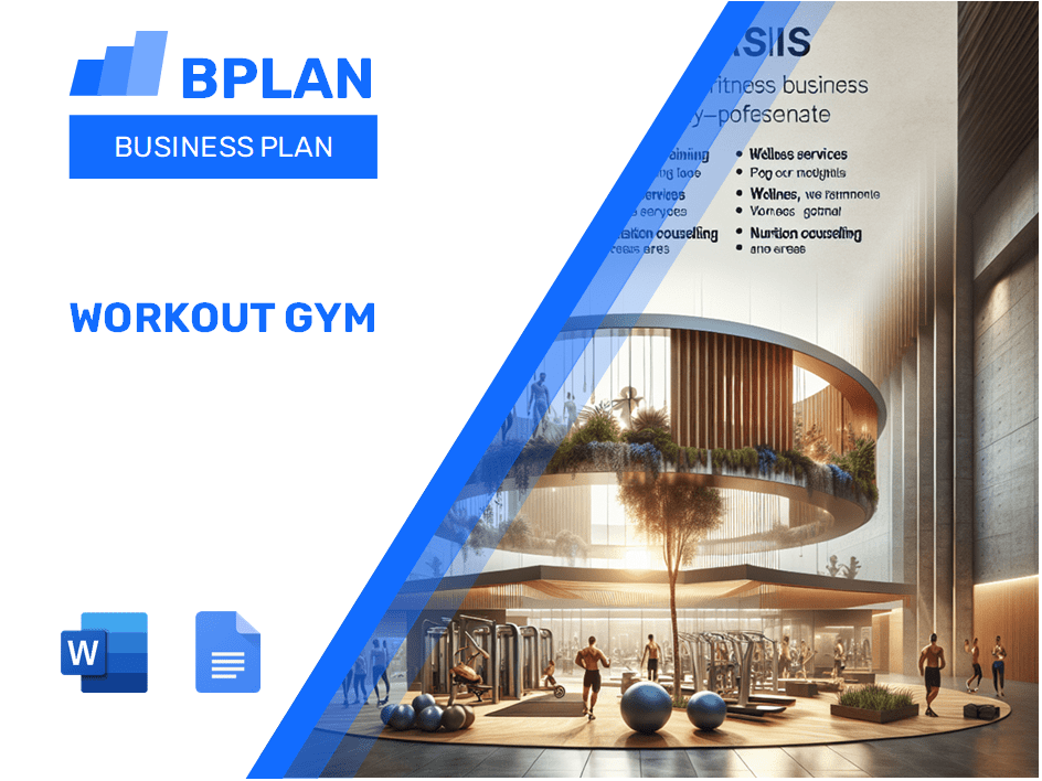 Workout Gym Business Plan