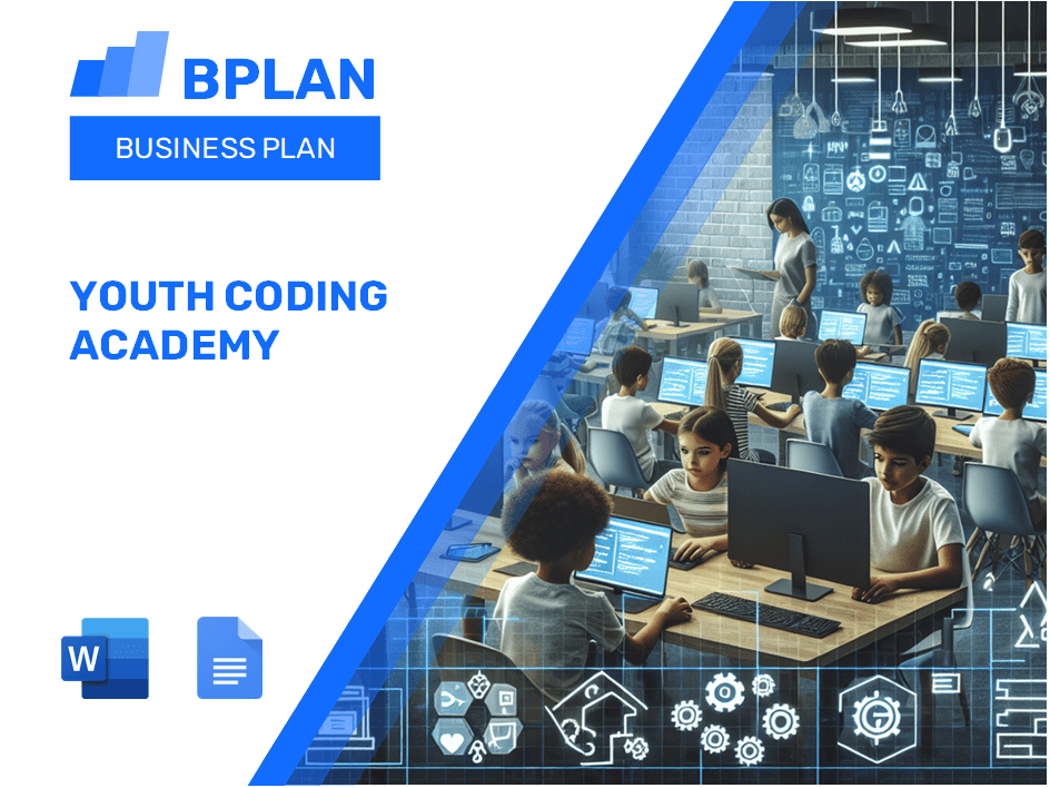 Youth Coding Academy Business Plan Template