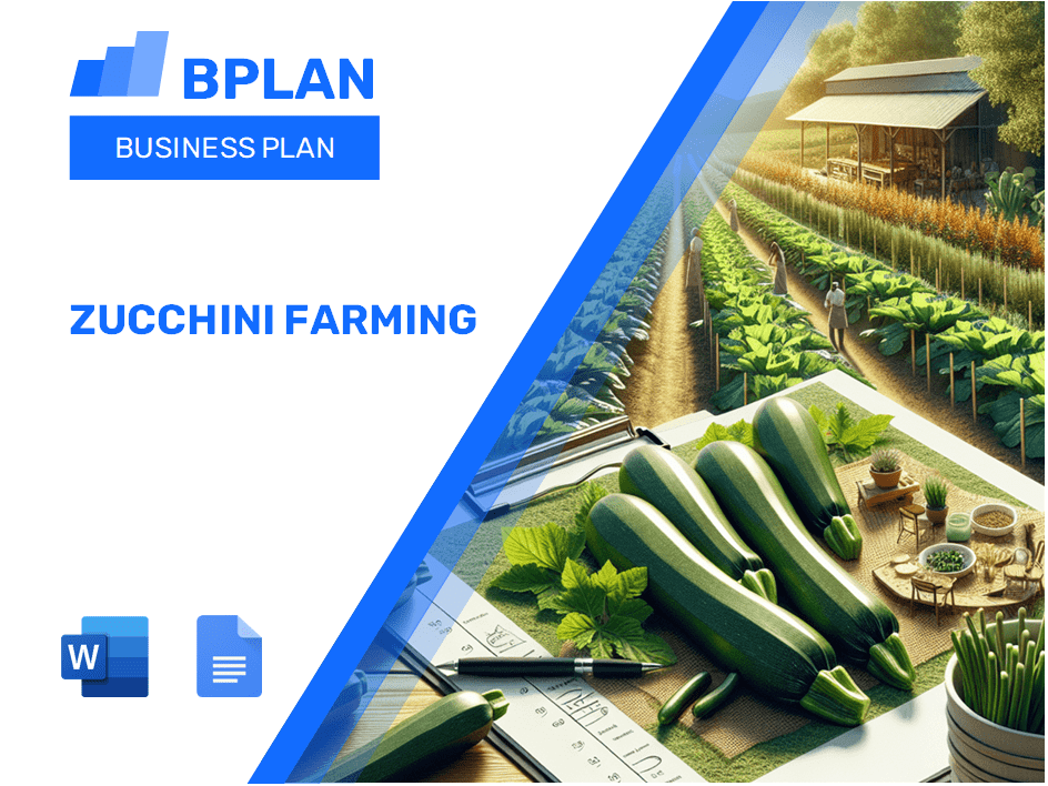 Zucchini Farming Business Plan