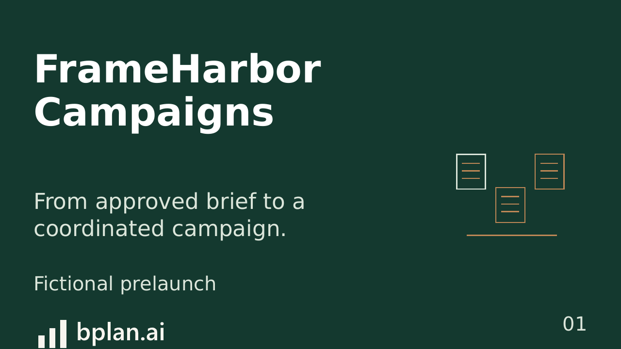 Actual FrameHarbor Campaigns pitch title