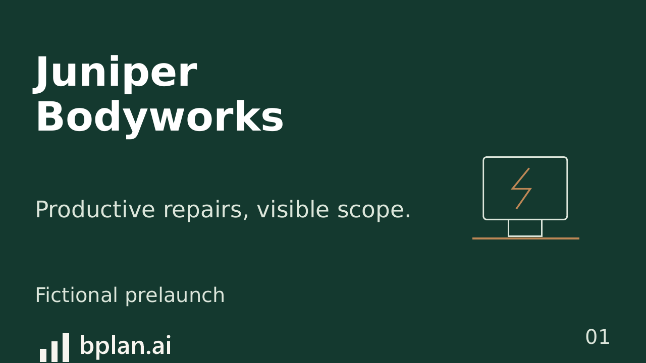 Actual Juniper Bodyworks pitch title