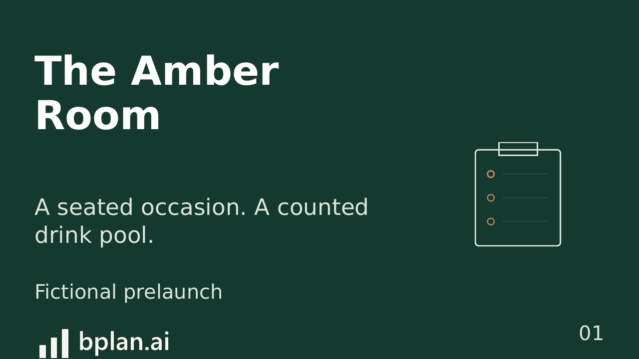 Actual The Amber Room pitch title