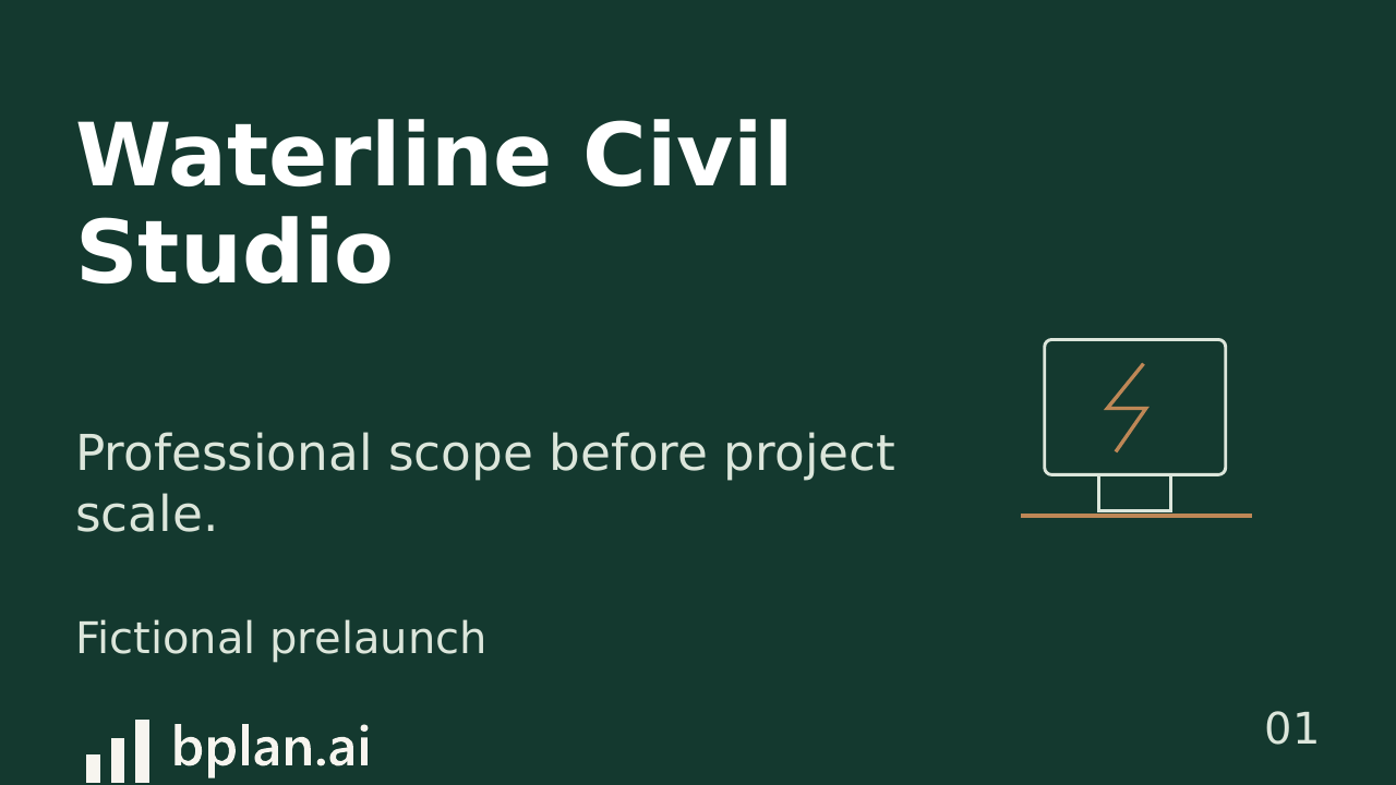 Actual Waterline Civil Studio pitch title