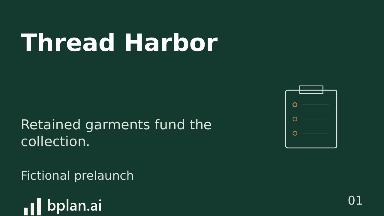 Actual Thread Harbor pitch title