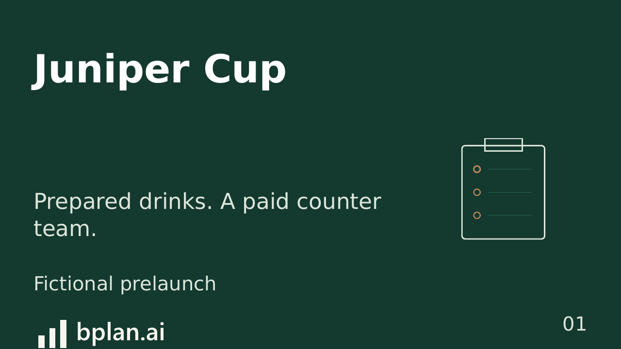 Actual Juniper Cup pitch title
