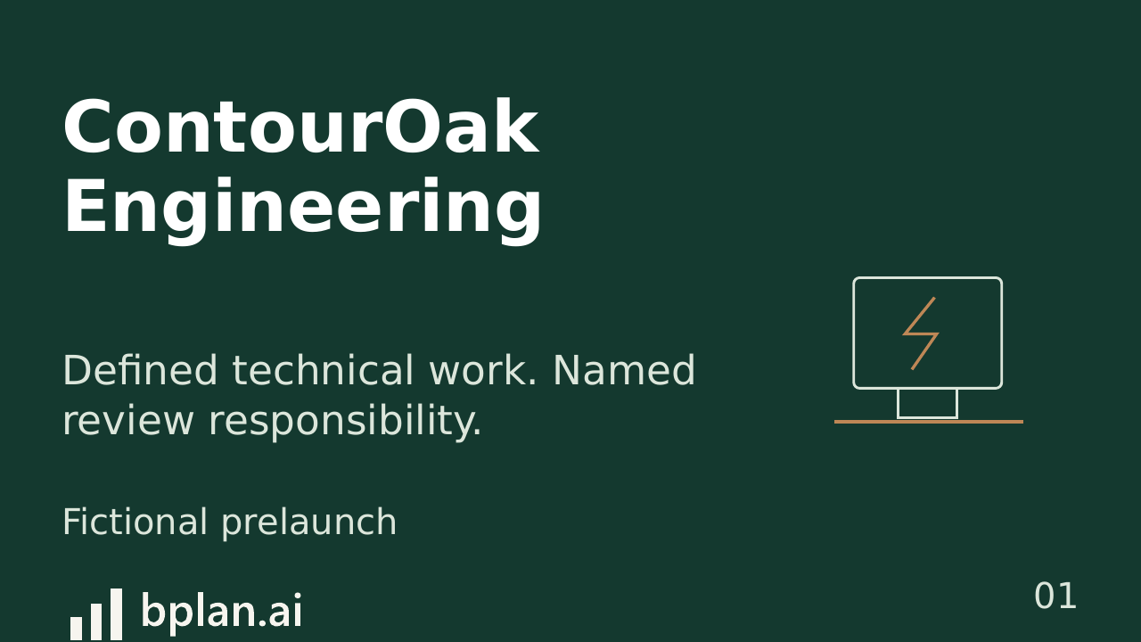 Actual ContourOak Engineering pitch title