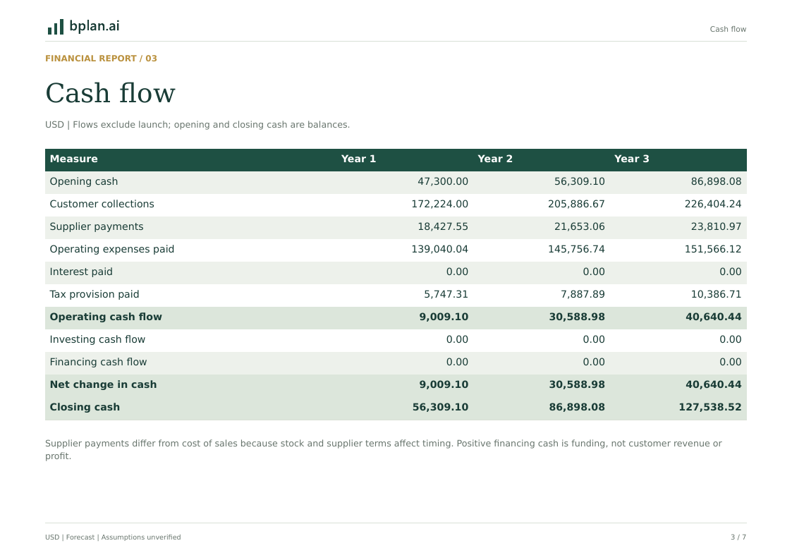 Actual PDF page: Annual cash flow
